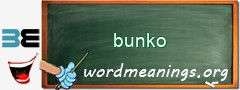 WordMeaning blackboard for bunko